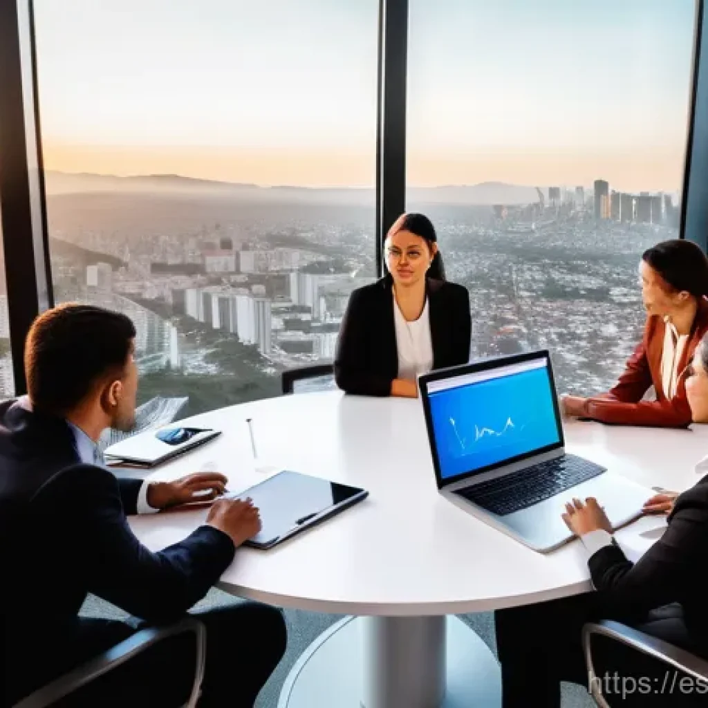 사례 연구 방법론의 활용 사례 - **Business Strategy Session in Mexico City**
"A diverse team of five business professionals, inc...