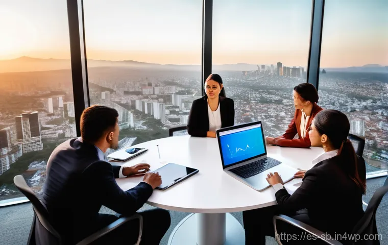 사례 연구 방법론의 활용 사례 - **Business Strategy Session in Mexico City**
"A diverse team of five business professionals, inc...