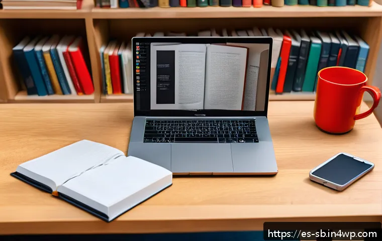 연구 문서 작성 시 주의사항 - A professional academic workspace scene featuring a neatly organized desk with a laptop displaying a...